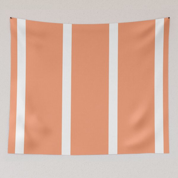 Item preview, Pretty Orange and White Stripes designed and sold by Poetic Patterns Studio.