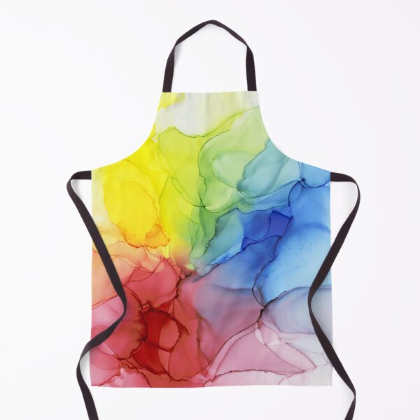 Item preview, Flowing Rainbow Ink Ethereal Abstract Painting designed and sold by Olga Shvartsur.