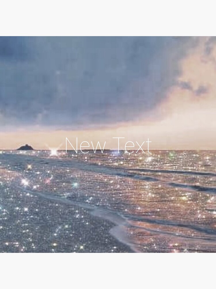 "aesthetic glitter ocean" Poster by Dreamme Redbubble