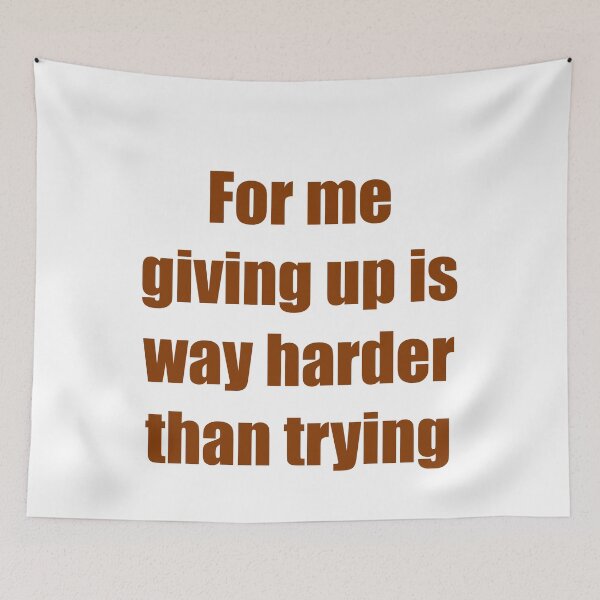 Item preview, Kanye West Quotes Giving Up designed and sold by Hungrydots.