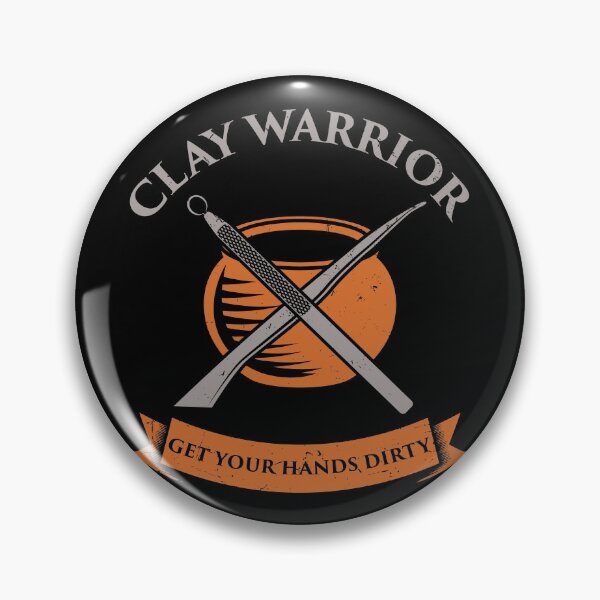 Item preview, Clay Warrior Get Your Hands Dirty | Pottery and Ceramics  designed and sold by Dancing Dolphin Crafts.