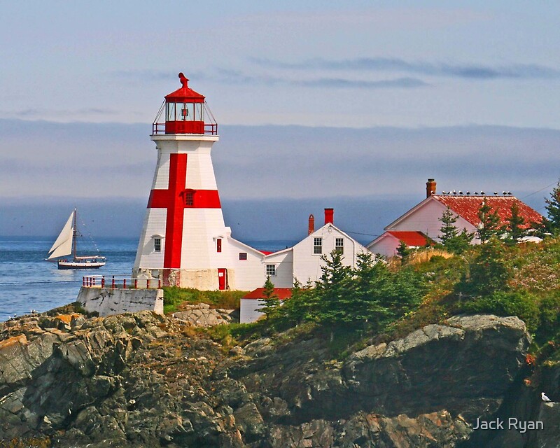 East Quoddy Head Lighthouse By Jack Ryan Redbubble
