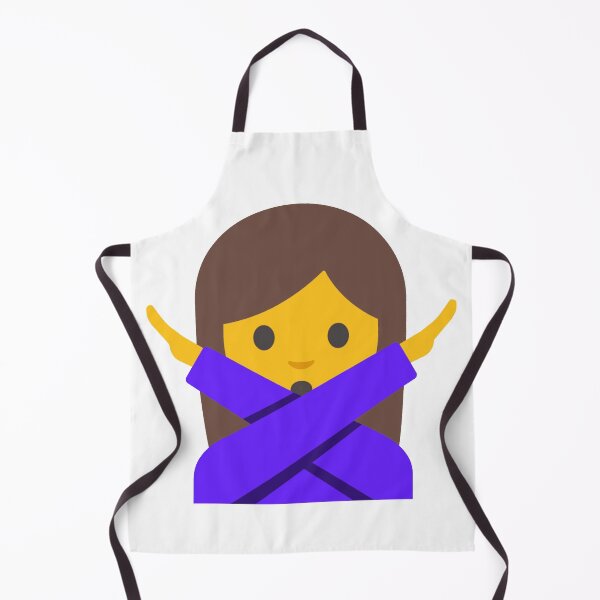 Item preview, "No!" - Emoji Style Design, Woman Crossing Arms designed and sold by aliokatan.