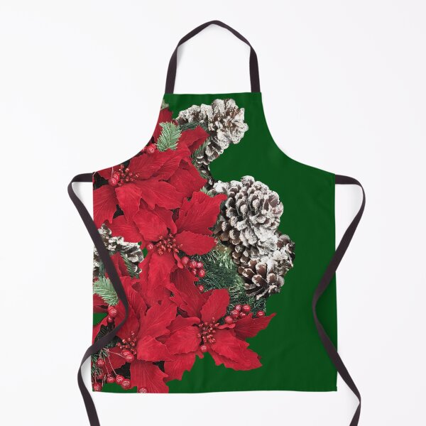 Item preview, Christmas Poinsettia and Pine Cones designed and sold by Gravityx9.
