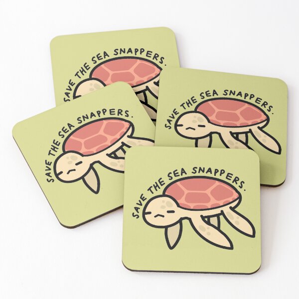 Item preview, Save the Sea Snappers - Save the Turtles  designed and sold by PeacePlanet.