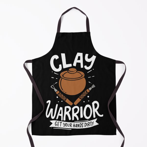 Item preview, Clay Warrior Get Your Hands Dirty | Pottery and Ceramics designed and sold by Dancing Dolphin Crafts.