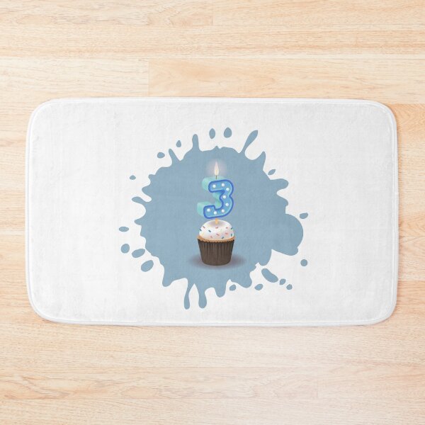 Item preview, Happy second birthday  number 3 muffin three years birthday card designed and sold by Urosek.