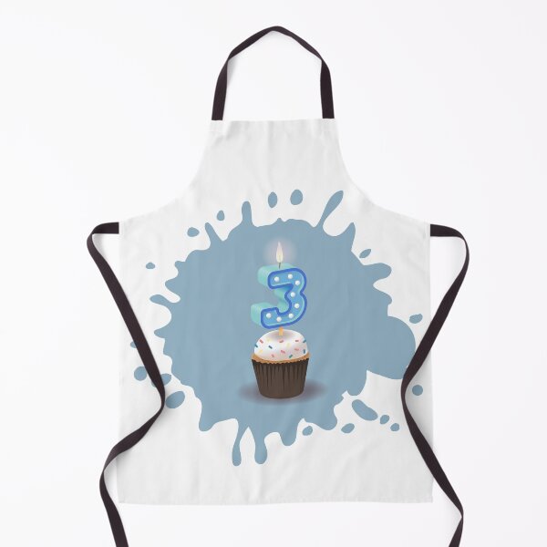 Item preview, Happy second birthday number 3 muffin three years birthday card designed and sold by Urosek.