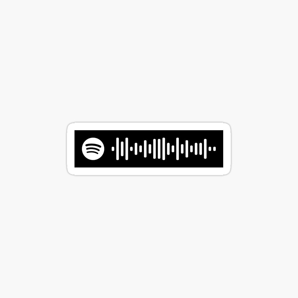 Joji In Tongues Spotify Code Sticker By J Pbacon Redbubble