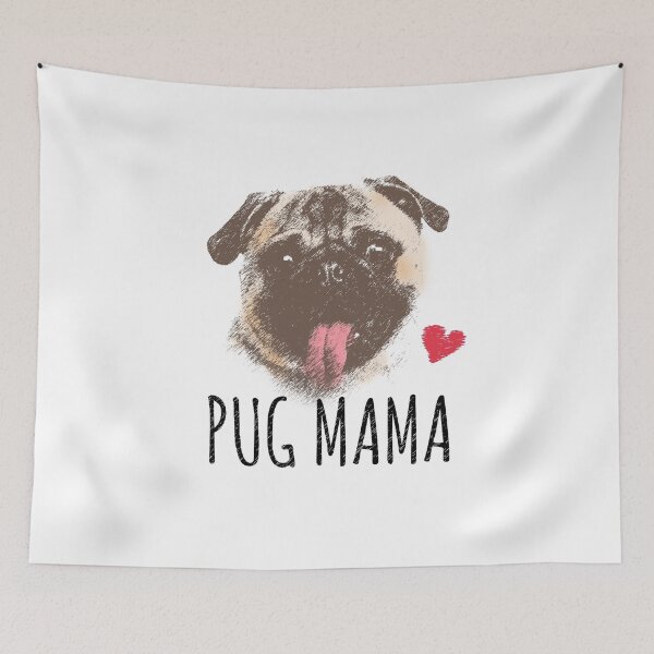Item preview, Pug Mama Cute Dog Mom designed and sold by shokA Design.