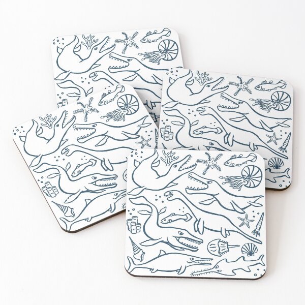 Item preview, Prehistoric marine animals designed and sold by yukesmooks.