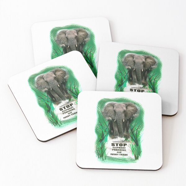 Item preview, Stop Elephant Poaching and Ivory Trade by Natasha Constantinou @ crazydodo designed and sold by crazydodo.