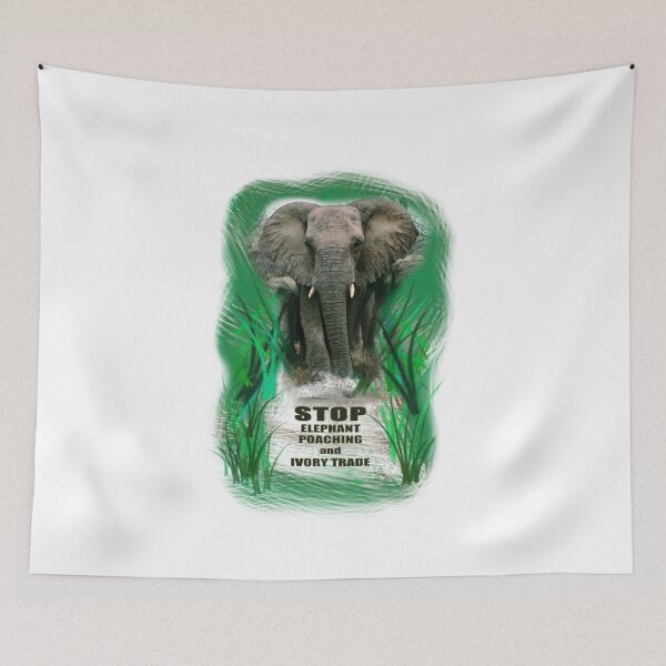 Item preview, Stop Elephant Poaching and Ivory Trade by Natasha Constantinou @ crazydodo designed and sold by crazydodo.