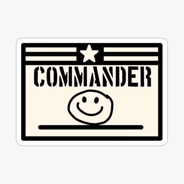Item preview, Commander Smiley designed and sold by Jaya Roberts.