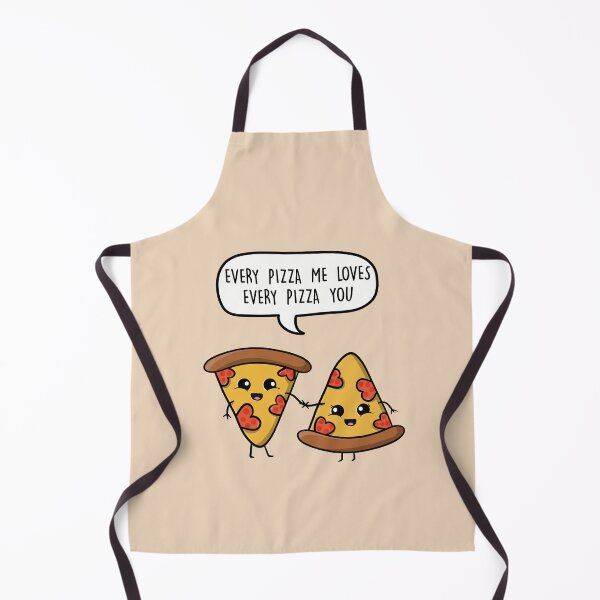 Item preview, Every Pizza Me Loves Every Pizza You - Cute Cartoon Food Love Pun designed and sold by LEFDDesigns.
