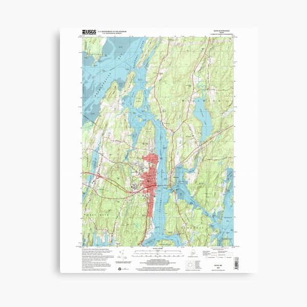 Item preview, Maine USGS Historical Map Bath 104901 2000 24000 designed and sold by wetdryvac.