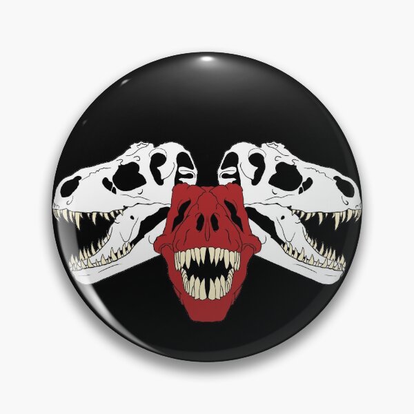 Item preview, Tri-Rex Calaveras Rojas y Blancas designed and sold by SirCrim.