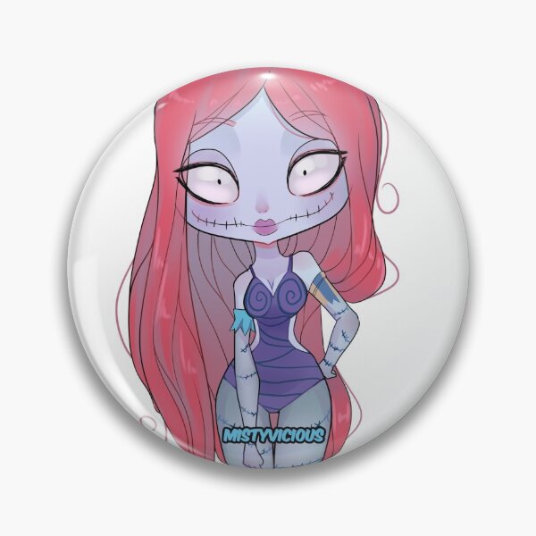 Pin Up Doll Cosplay Art (Close-up) Pin