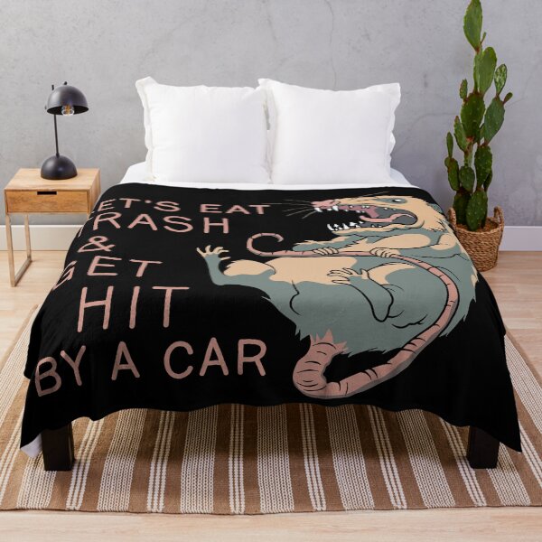 Item preview, Possum - Let's Eat Trash & Get Hit By A Car designed and sold by ValentinaHramov.