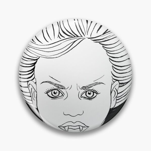 Item preview, Angry Halloween Vampire Girl designed and sold by Ivy Lily Art.
