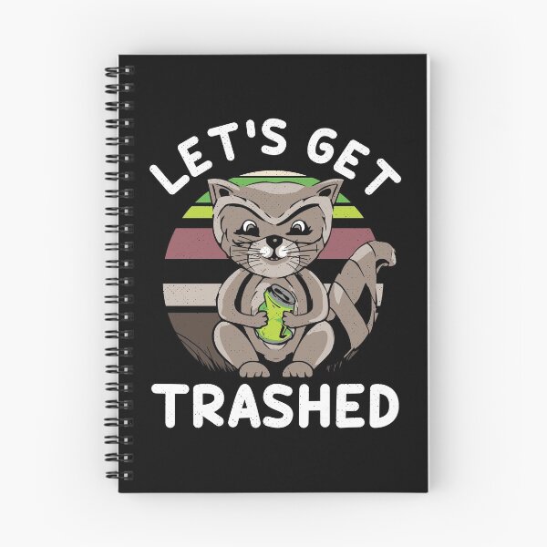 Item preview, Love Raccoon Let's Get Trashed Gift Design Idea print designed and sold by Lisbob.