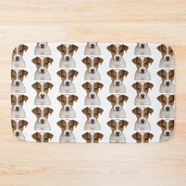 Item preview, Jack Russell Terrier Dog Portrait - Pattern - White designed and sold by JadeMadeThis.