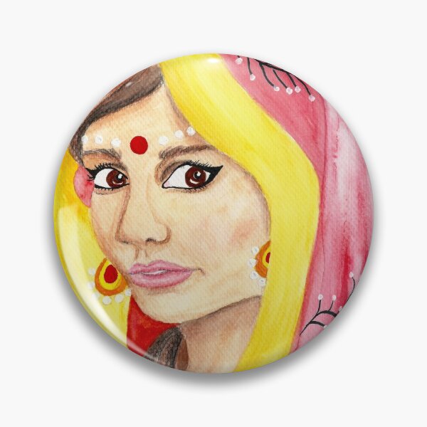 Item preview, Retrato de princesa bengalí designed and sold by Ivy Lily Art.
