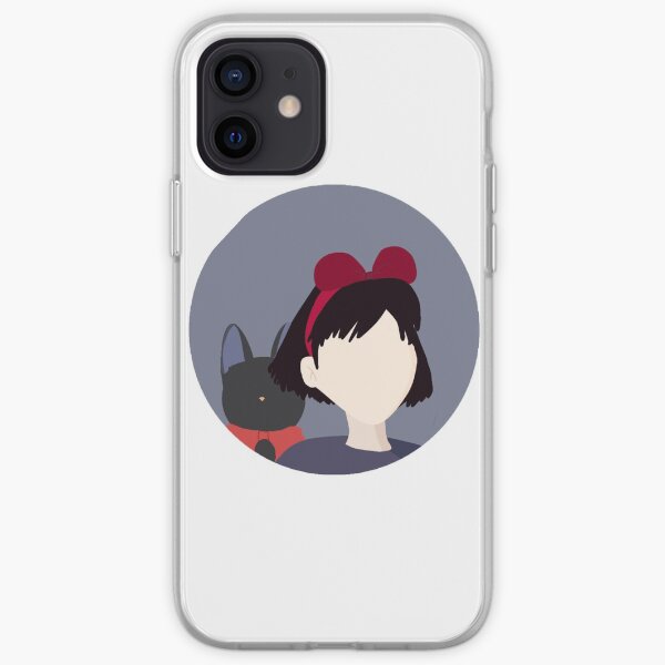 Cute Simple Witch Kiki and Jiji iPhone Soft Case