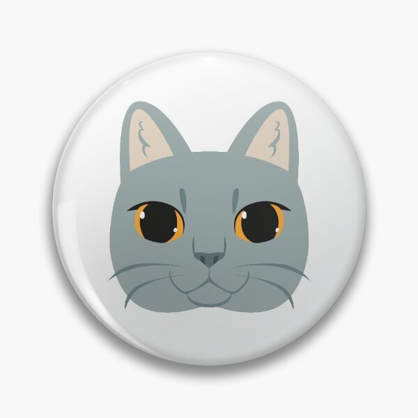 Item preview, Cute Chartreux cat face designed and sold by ivan-lodi.