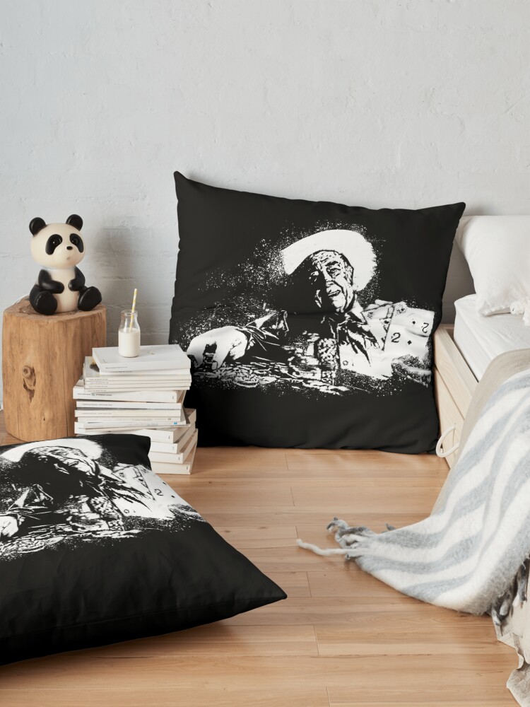 Alternate view of Doyle Brunson Painting Floor Pillow