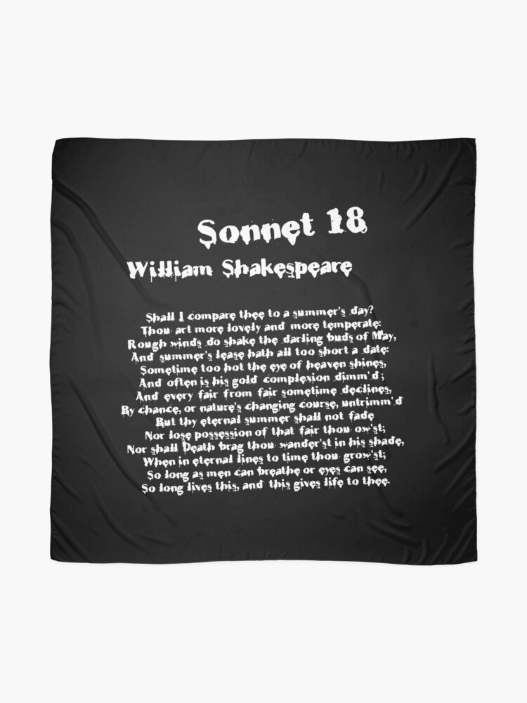 Soneto 18, william shakespeare