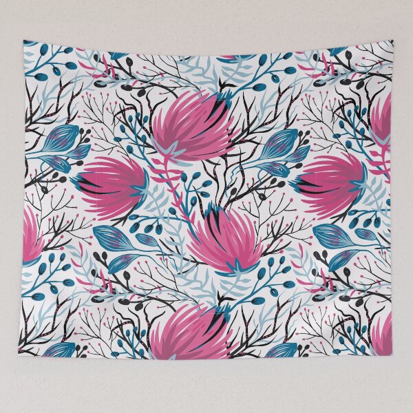 Item preview, Aster flower, Aster, Dahlia, Pattern designed and sold by quixoticmonkey.