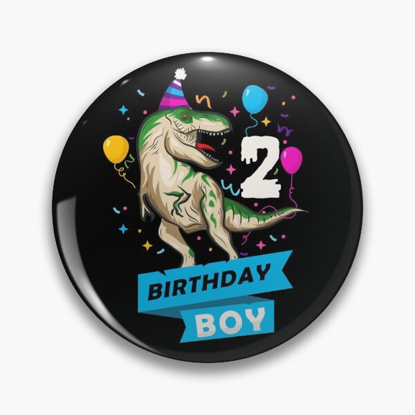 Item preview, It's My 2nd Second Birthday T-Shirt 2th Birthday Boy T Rex Dinosaur T Shirt designed and sold by shokA Design.