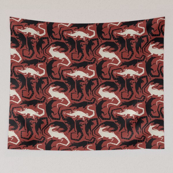 Item preview, enjambre de ratas rojo - blanco designed and sold by dinoserious.