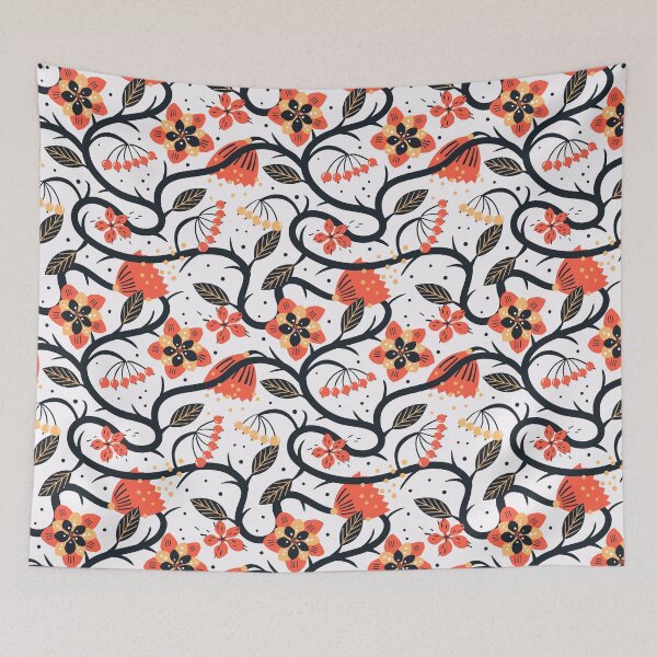 Item preview, Marigold flower, Marigold, Marigold Pattern designed and sold by quixoticmonkey.