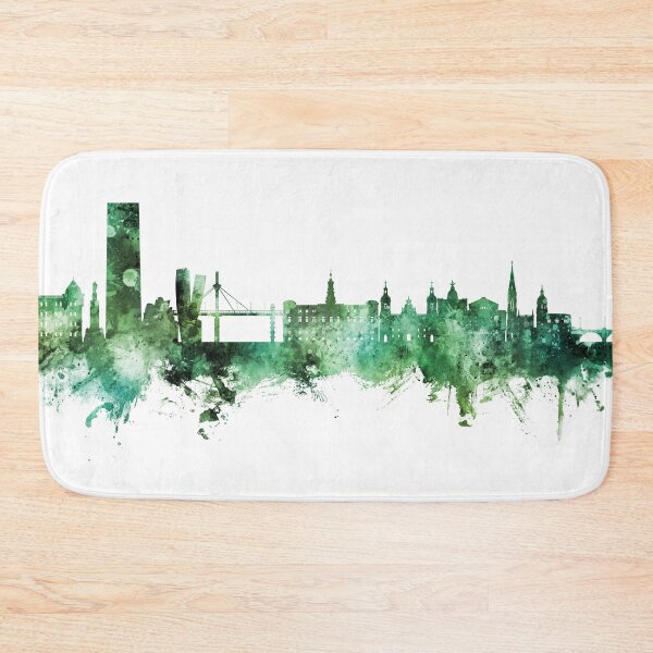 Item preview, Bilbao Spain Skyline designed and sold by ArtPrints.