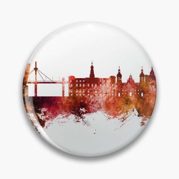 Item preview, Bilbao Spain Skyline designed and sold by ArtPrints.