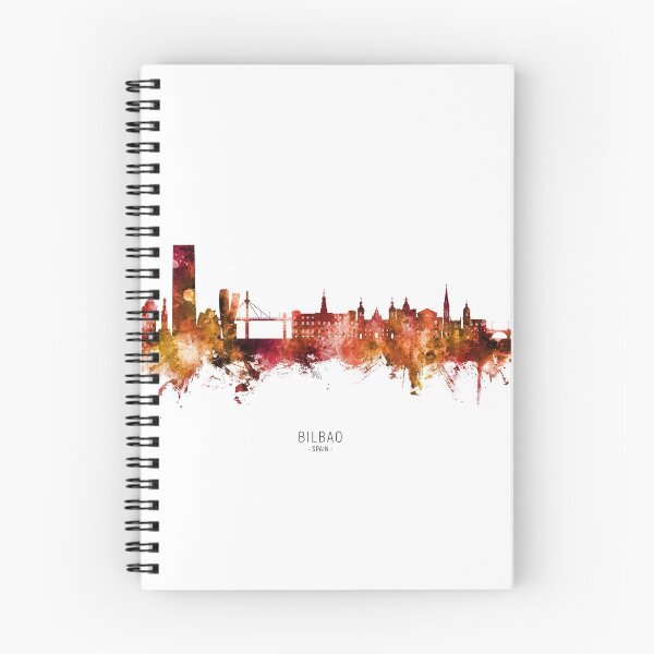 Item preview, Bilbao Spain Skyline designed and sold by ArtPrints.