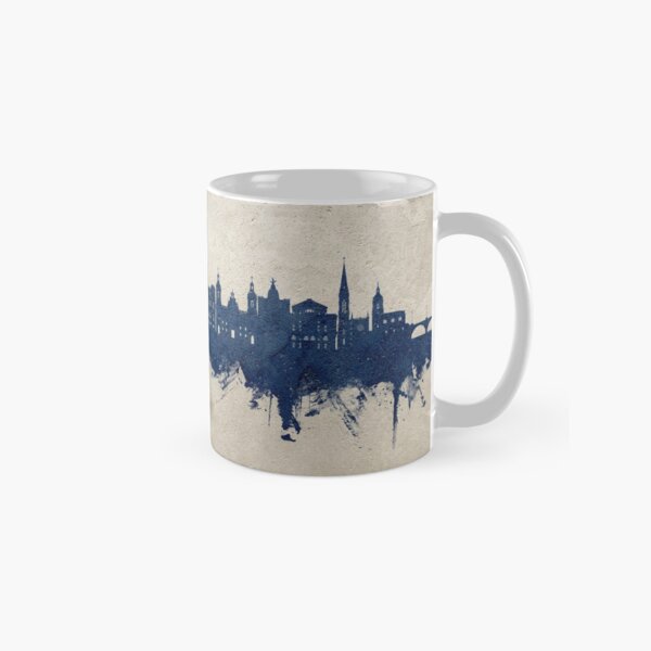 Vista previa del artículo con la obra «Bilbao Spain Skyline», diseñado y vendido por ArtPrints.