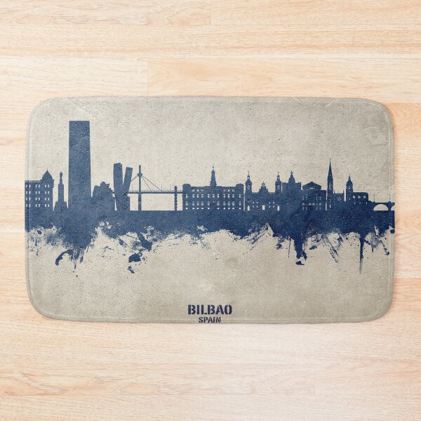 Item preview, Bilbao Spain Skyline designed and sold by ArtPrints.