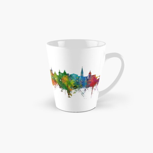 Vista previa del artículo con la obra «Bilbao Spain Skyline», diseñado y vendido por ArtPrints.