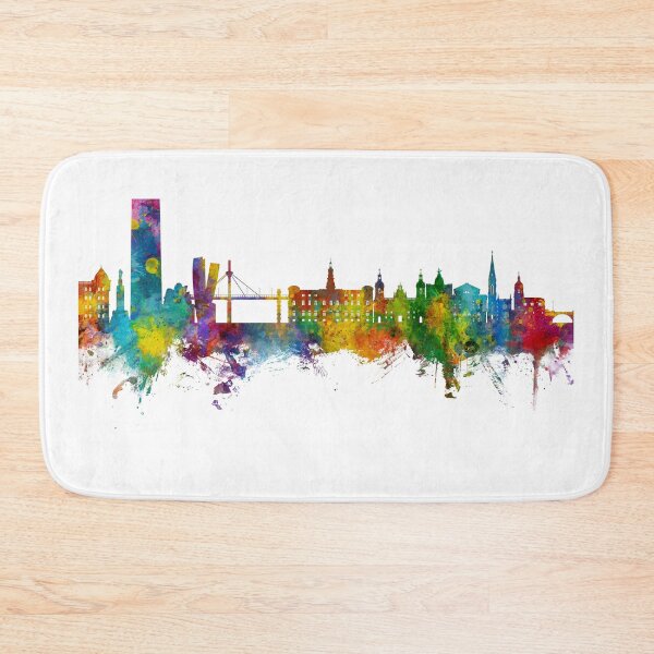 Item preview, Bilbao Spain Skyline designed and sold by ArtPrints.