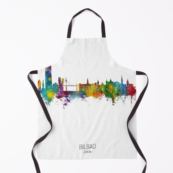 Item preview, Bilbao Spain Skyline designed and sold by ArtPrints.
