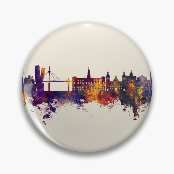 Item preview, Bilbao Spain Skyline designed and sold by ArtPrints.