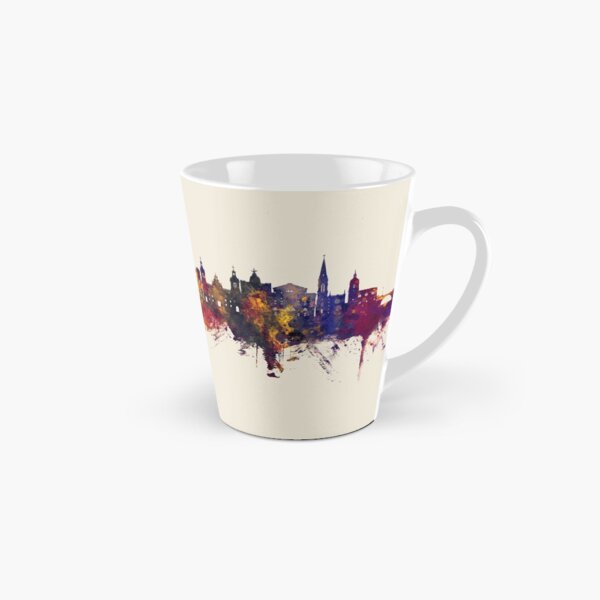 Vista previa del artículo con la obra «Bilbao Spain Skyline», diseñado y vendido por ArtPrints.