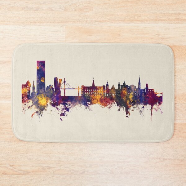 Item preview, Bilbao Spain Skyline designed and sold by ArtPrints.