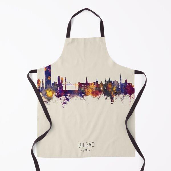Item preview, Bilbao Spain Skyline designed and sold by ArtPrints.