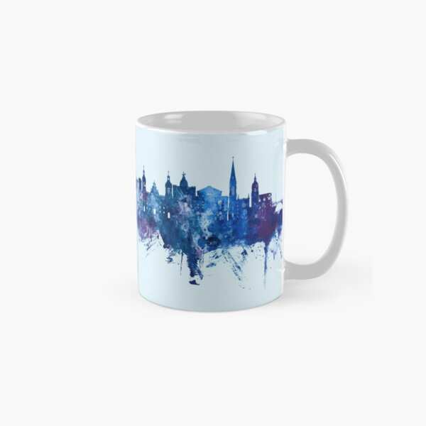 Vista previa del artículo con la obra «Bilbao Spain Skyline», diseñado y vendido por ArtPrints.