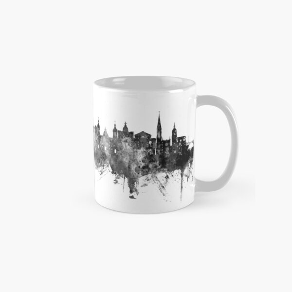Vista previa del artículo con la obra «Bilbao Spain Skyline», diseñado y vendido por ArtPrints.