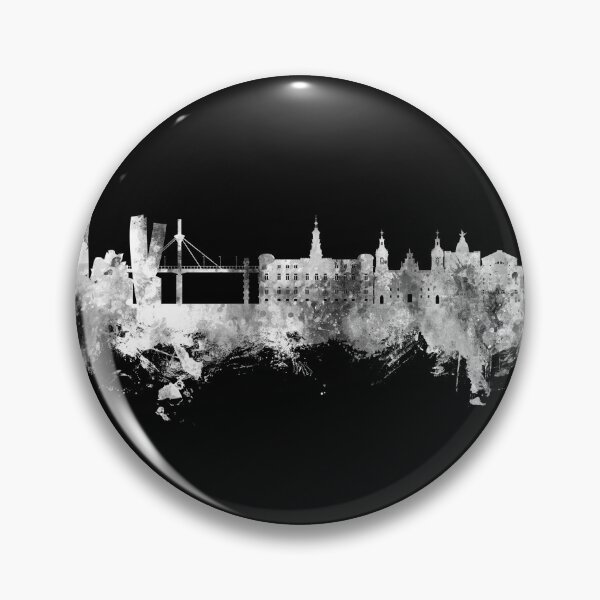 Item preview, Bilbao Spain Skyline designed and sold by ArtPrints.
